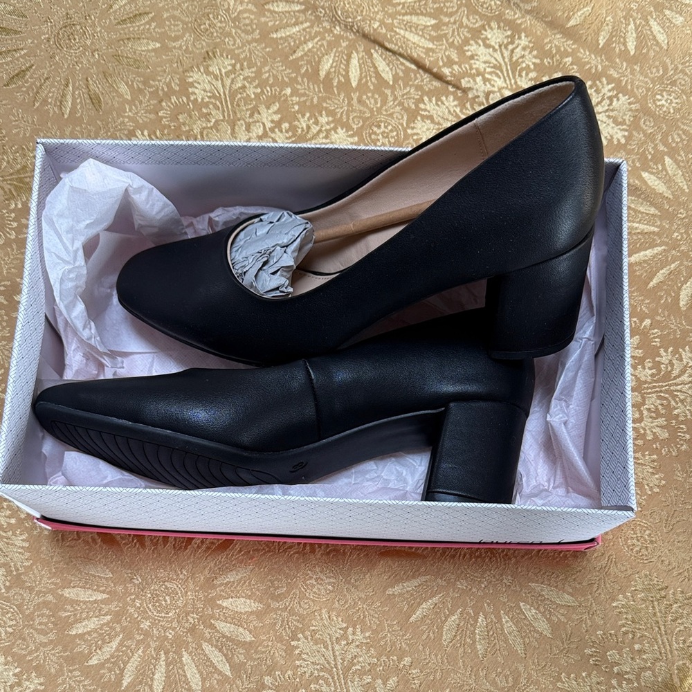Chic Black Women's Block Heels